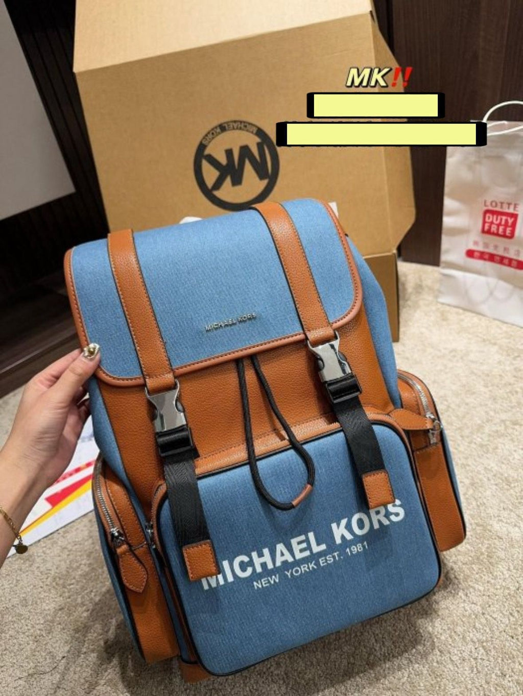 Michael Kors Cooper Denim Backpack