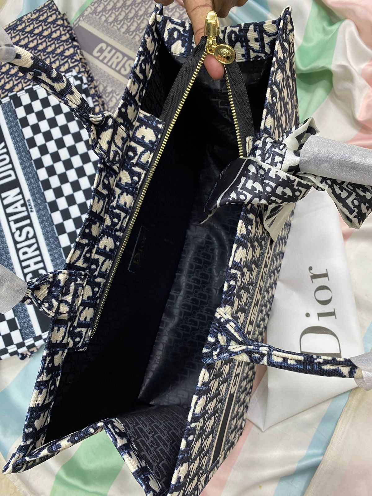 Christian Dior Book Tote Bag