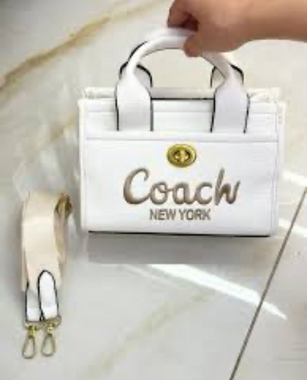 Coach Furry Mini Tote Bag