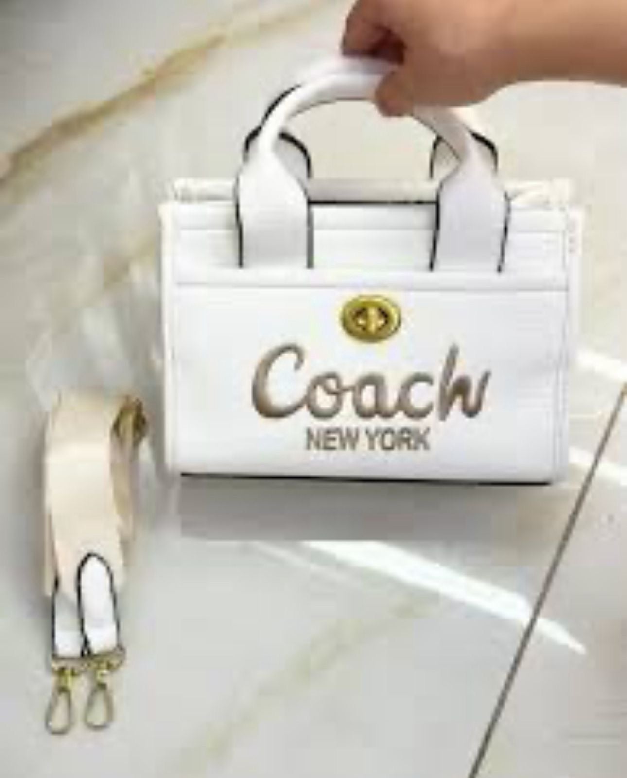 Coach Furry Mini Tote Bag