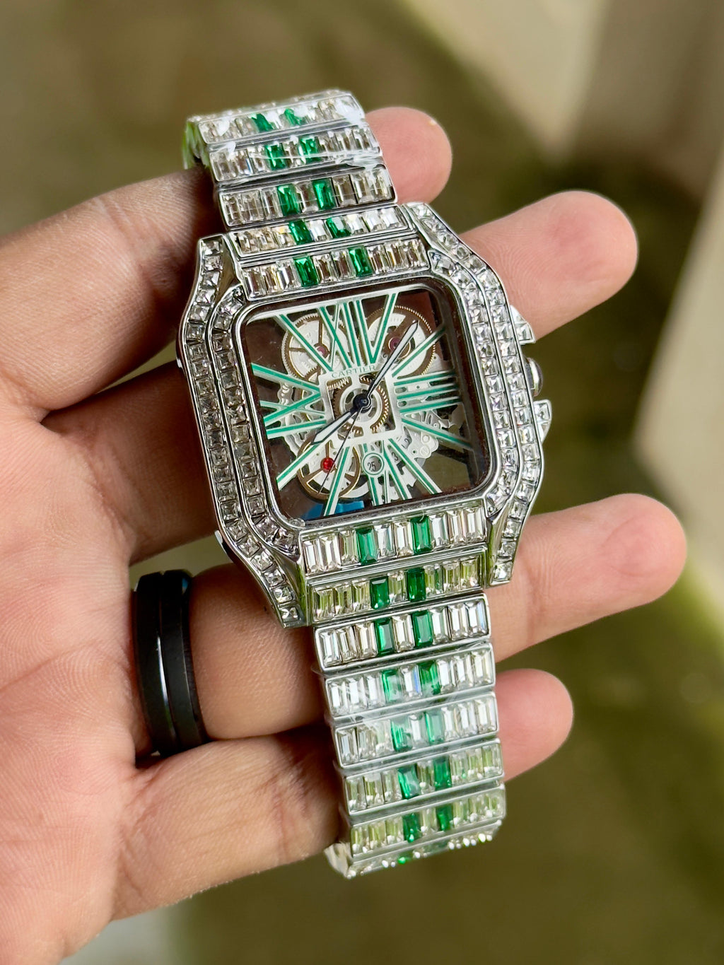 Cartier Gold Skeleton Dial