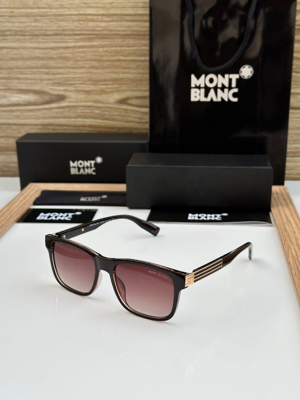 Mont Blanc Unisex Sunglasses