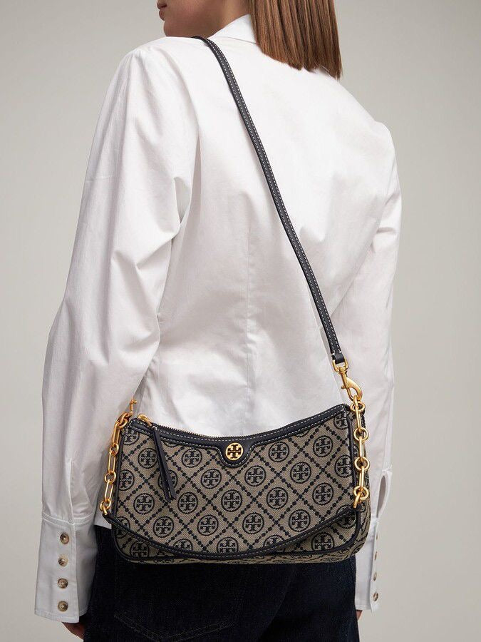 Tory Burch T Monogram Jacquard Studio Bag