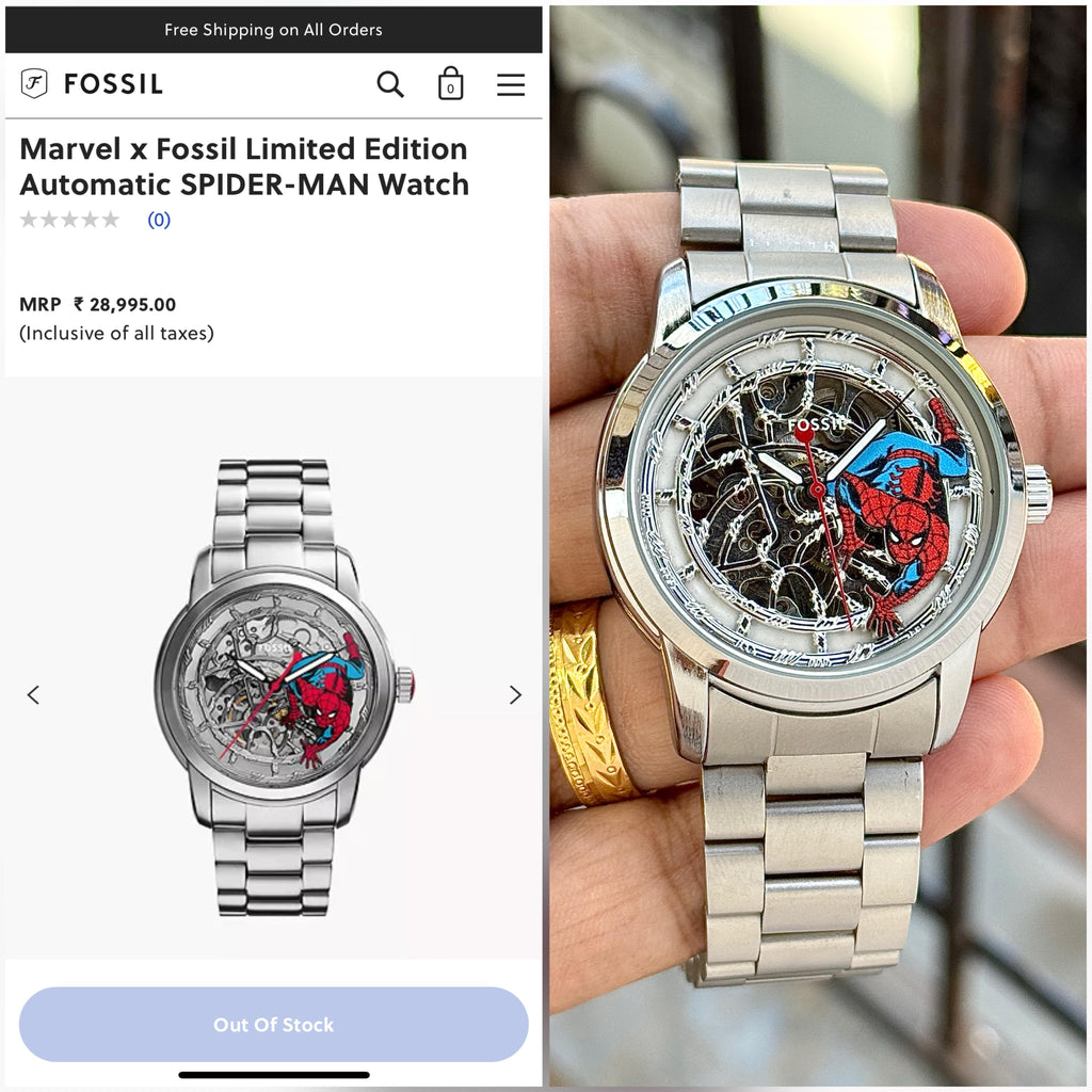 Fossil Spider-Man Automatic Edition
