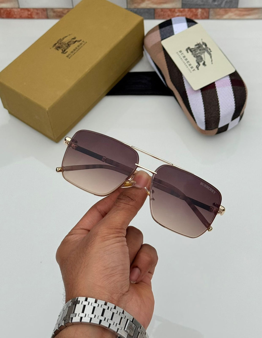 Burberry Unisex Sunglasses