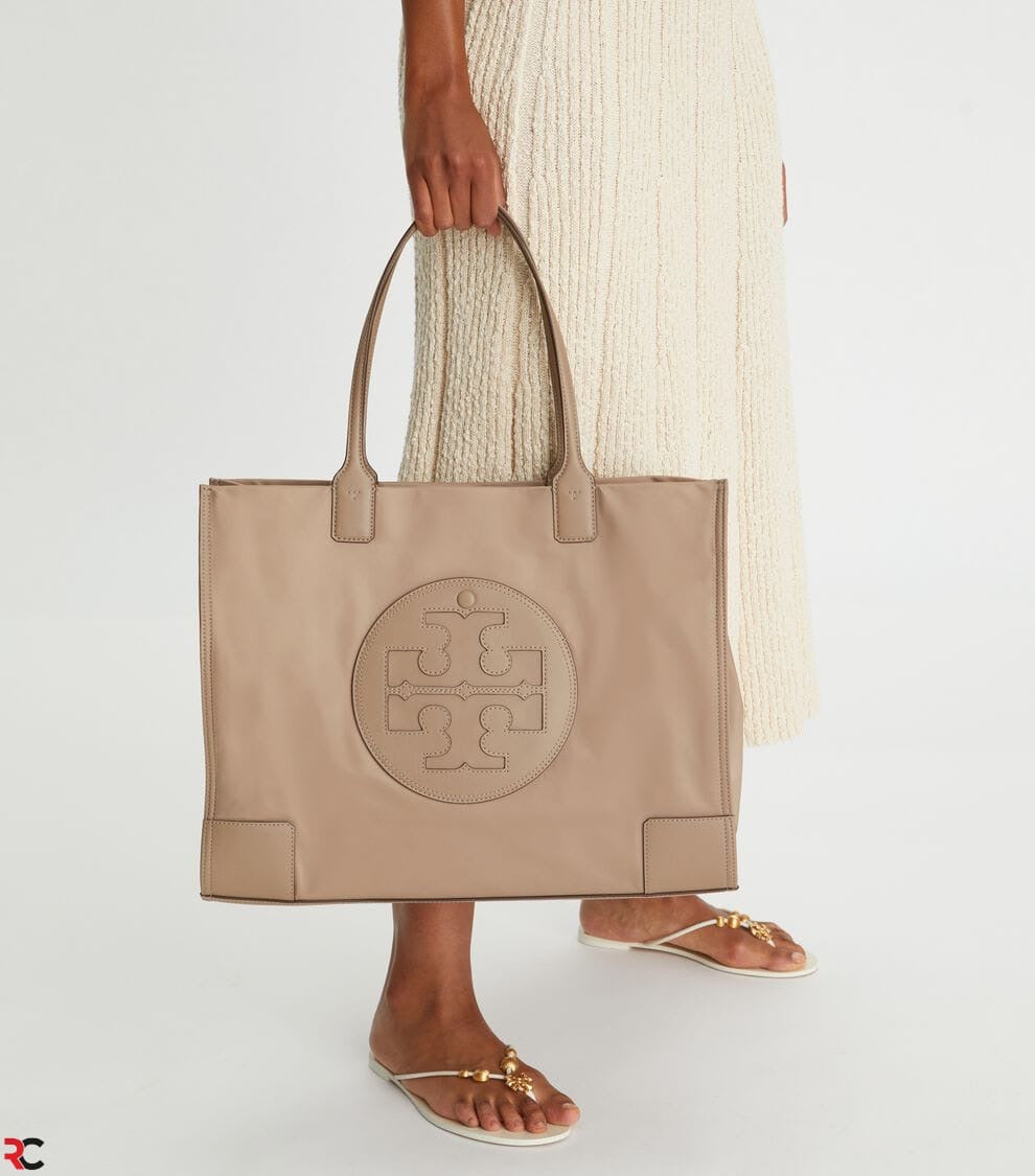 Tory Burch Ella Nylon Shoulder Tote Bag
