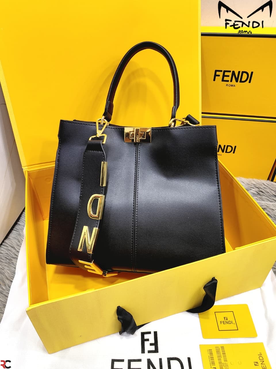 Fendi Peekaboo Tote Bag