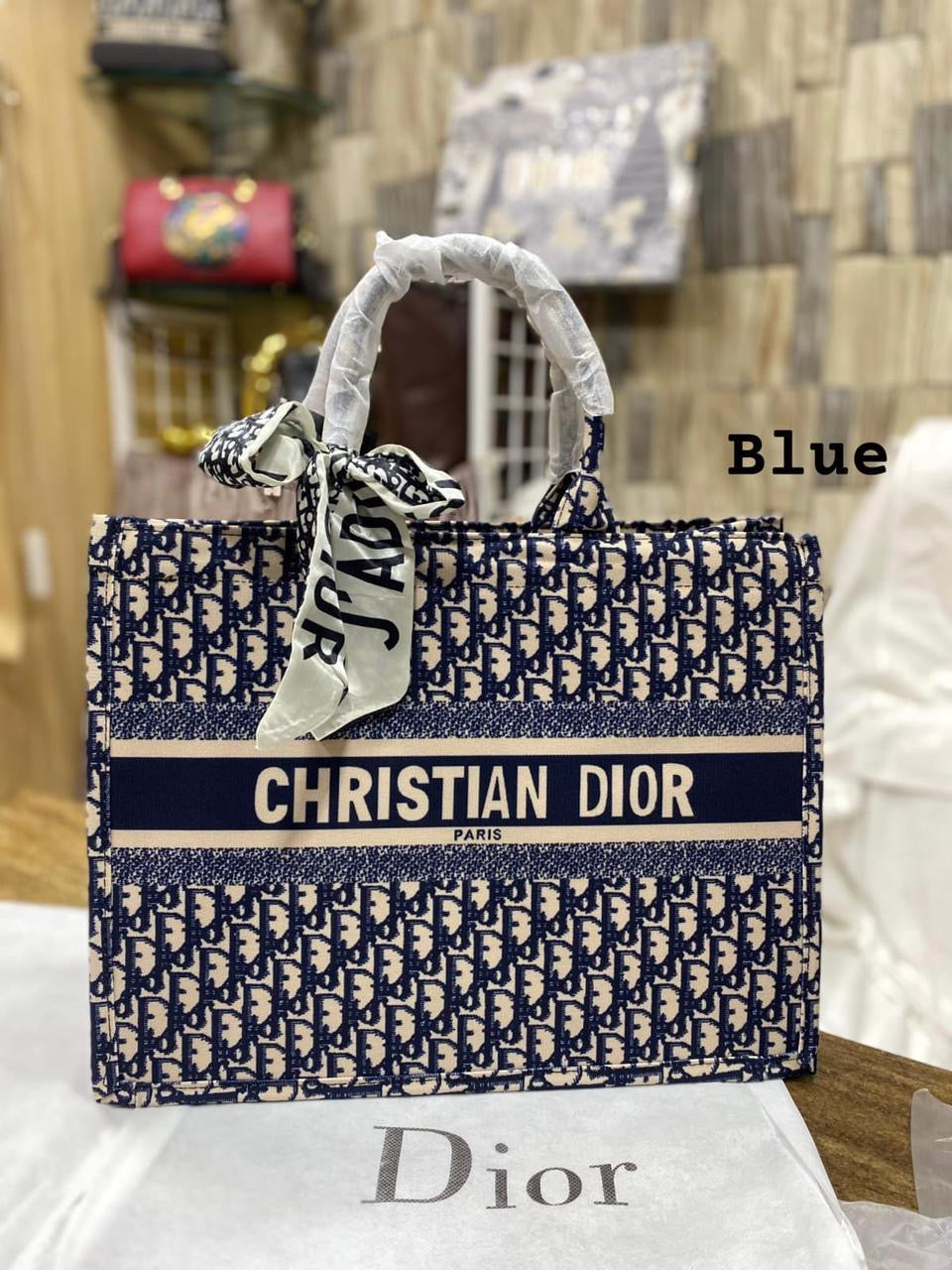 Christian Dior Book Tote Bag