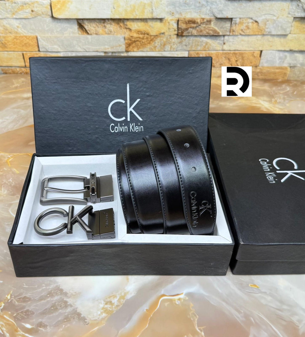 Calvin Klein Doulble Buckle Reversible Belt