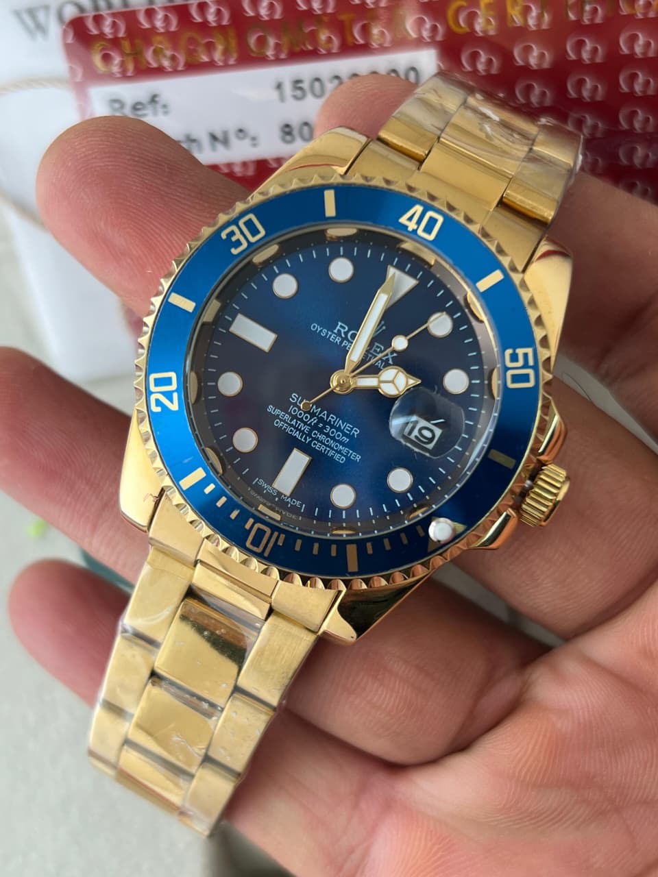 Rolex GMT II Ever gold silver