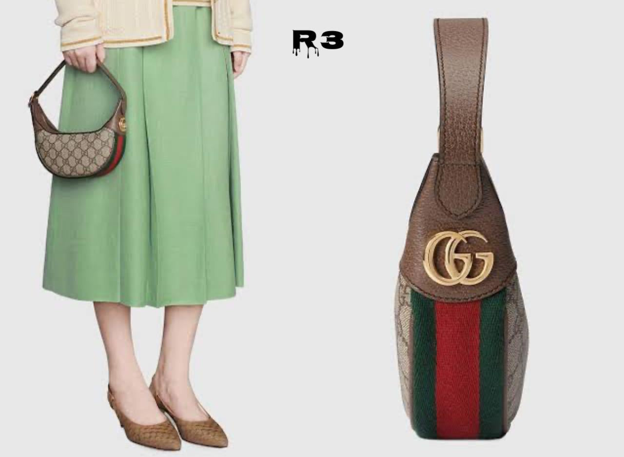 Gucci GG Ophidia Dome Half Moon Bag