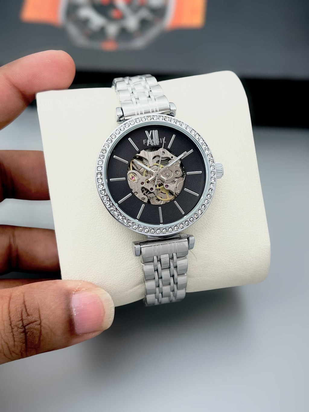 Fossil Diamond Bezel