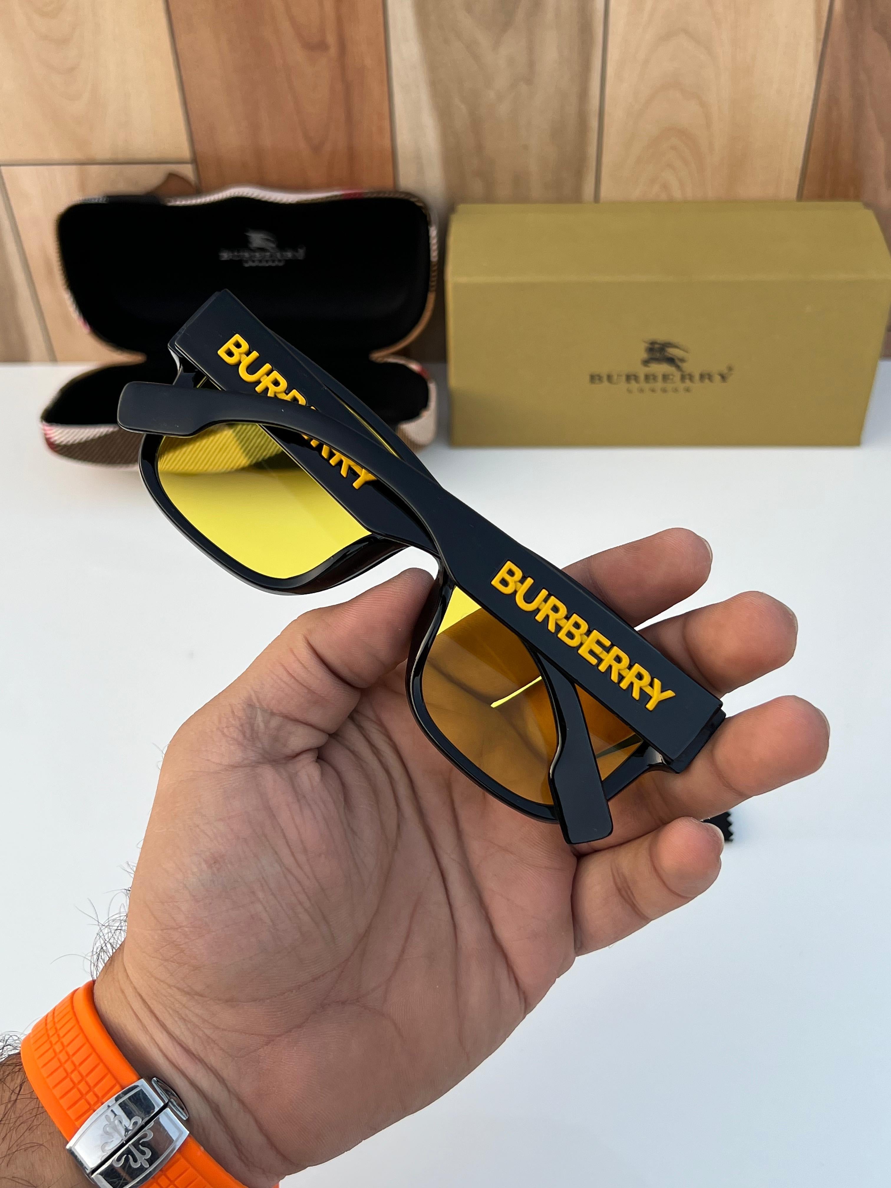 Burberry Yellow Sunglasses