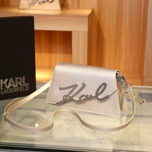 Karl Lagerfeld Signature Shoulder Bag