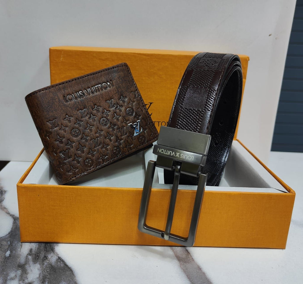 Louis Vuitton Wallet & Belt Combo