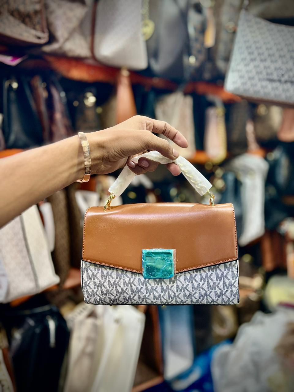 Michael Kors Lita Two Tone Sling Bag