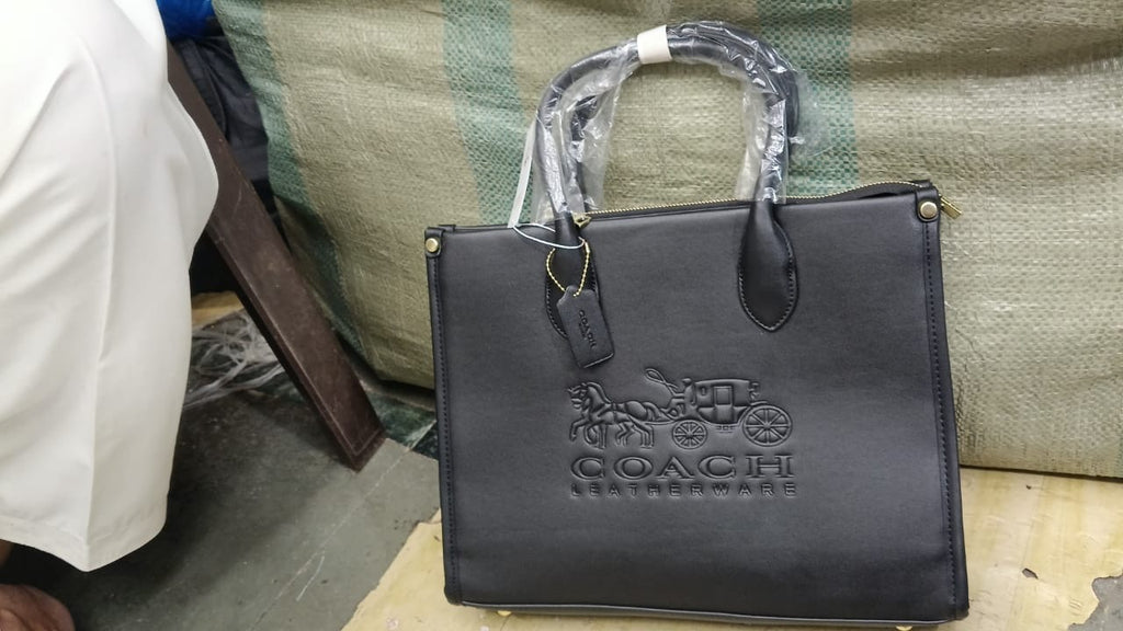 Coach Embossed Tote Bag