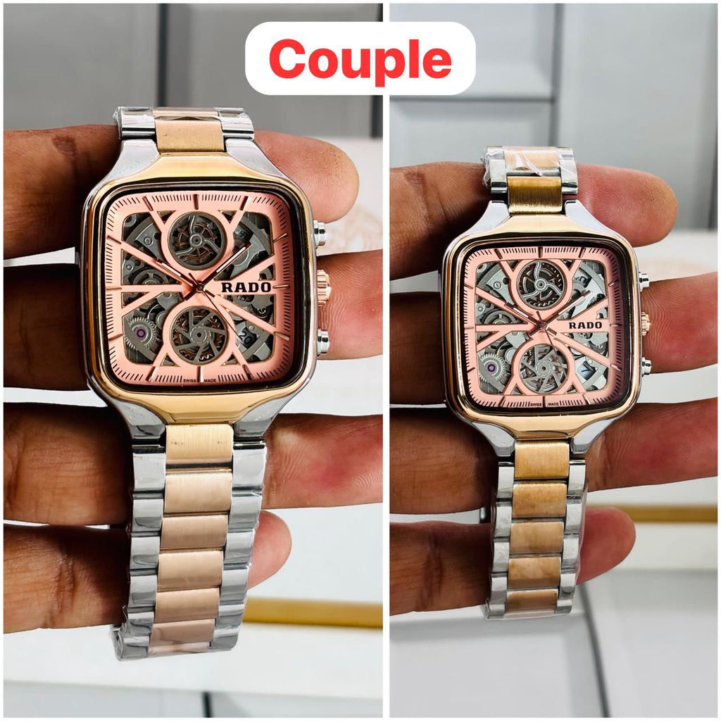 Rado True Square Open Heart Couple Watch