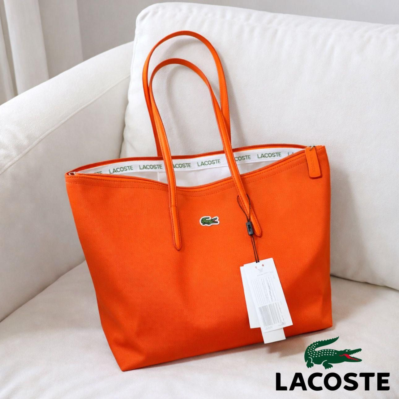 Lacoste Large Zip Tote Bag