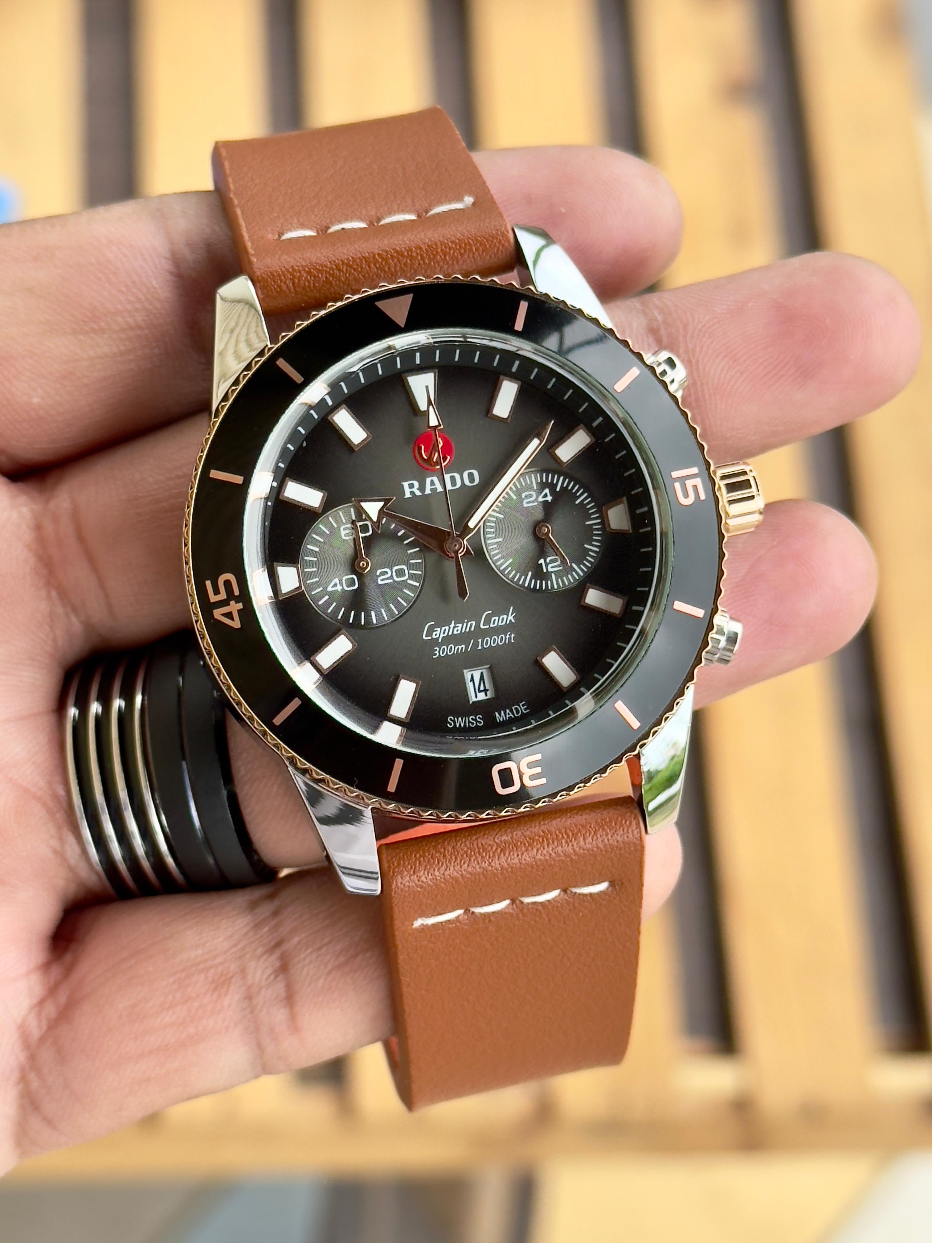 Rado Captain Cook Sunburst Dial