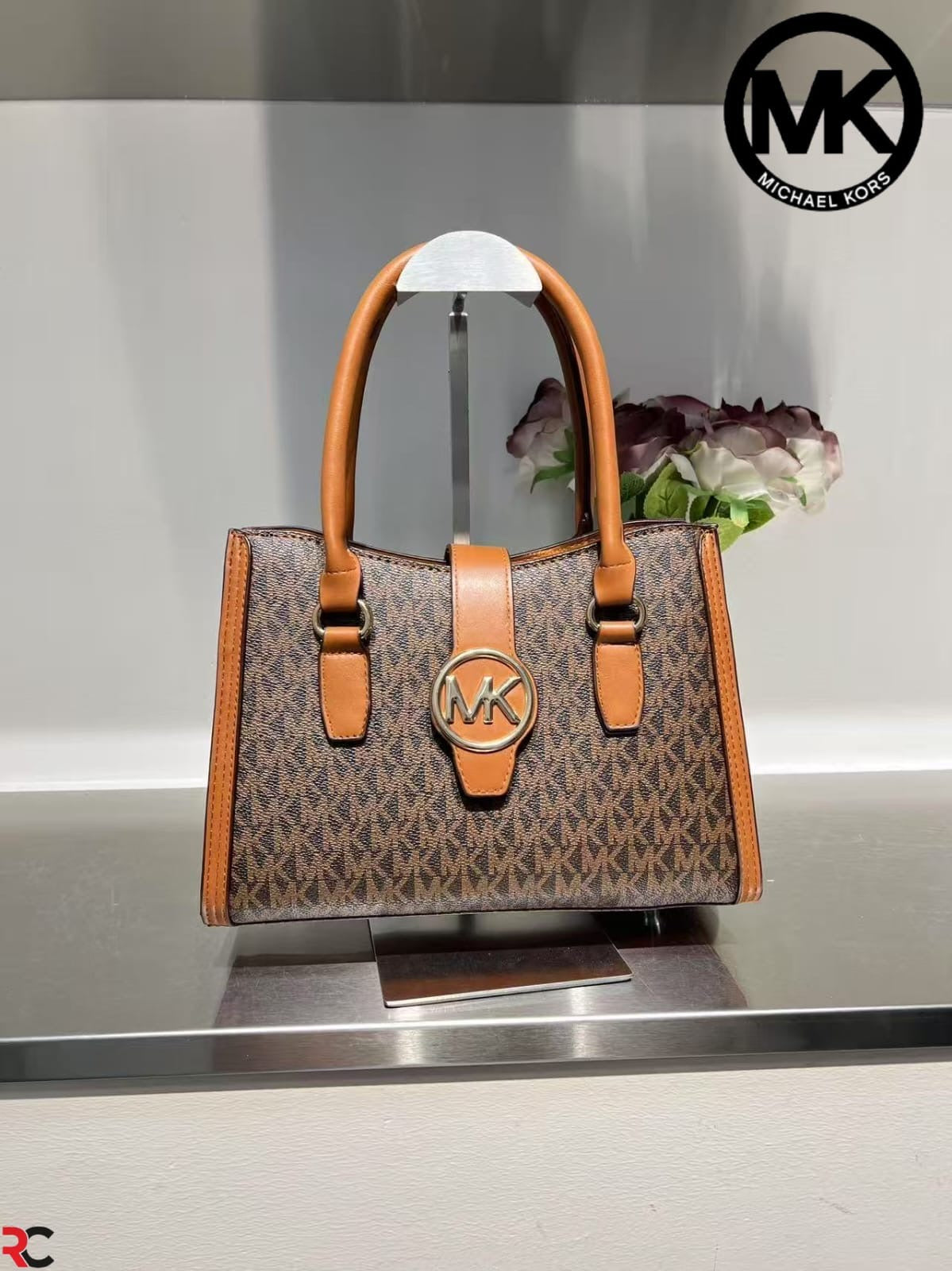 Michael Kors Gabby Small Logo Medium Satchel