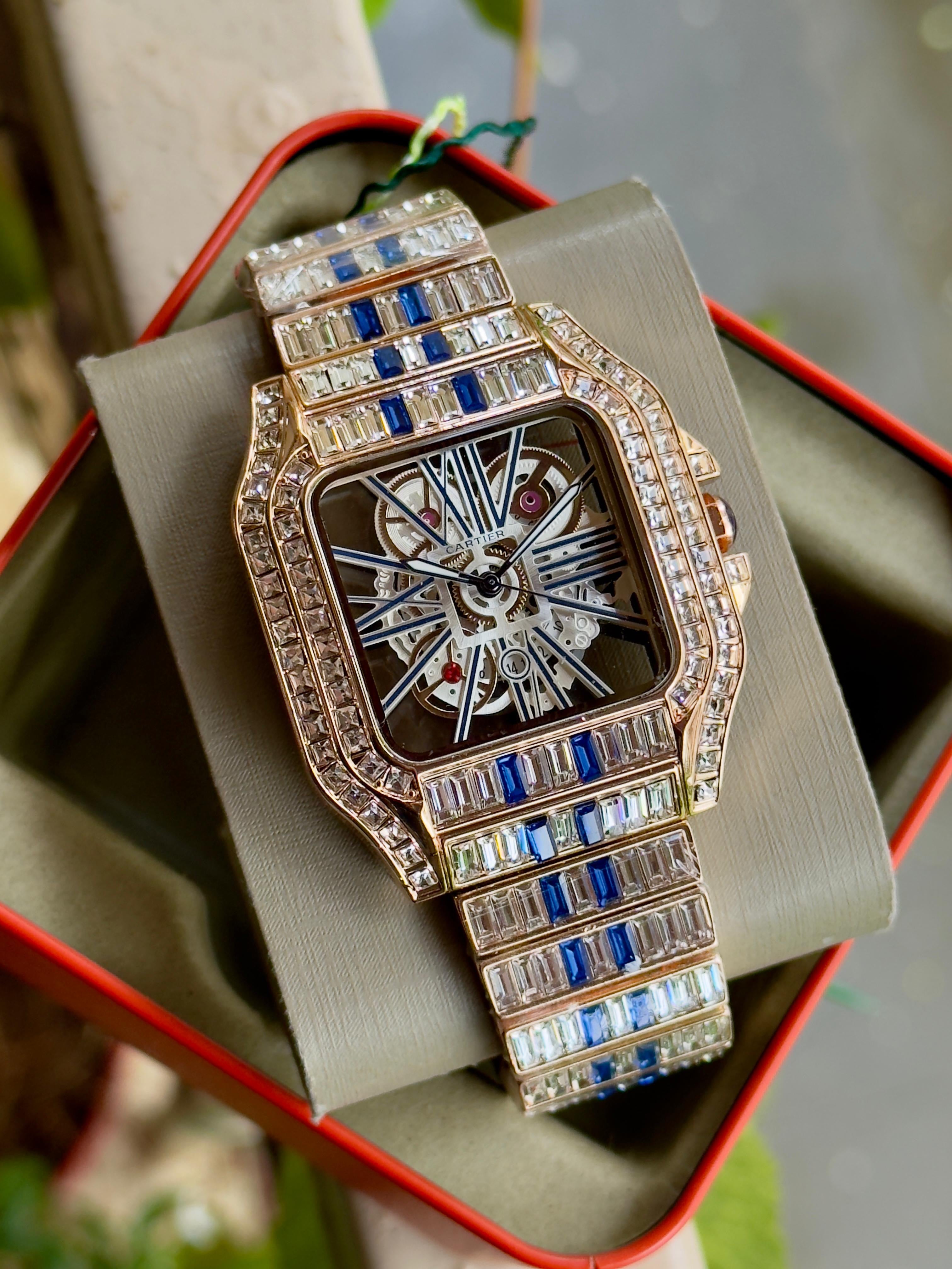 Cartier Gold Skeleton Dial