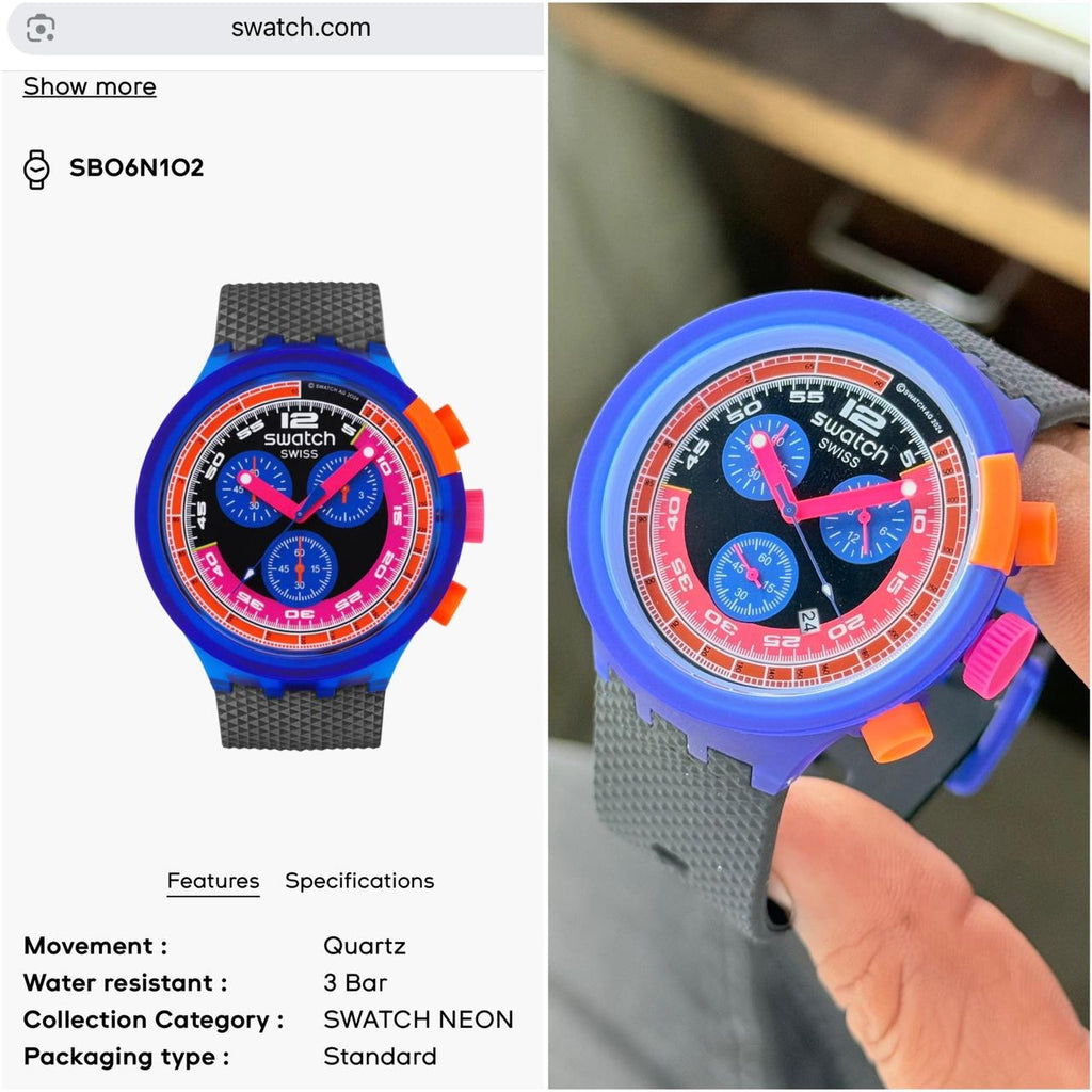 Swatch Neon Grand Prix Chronograph