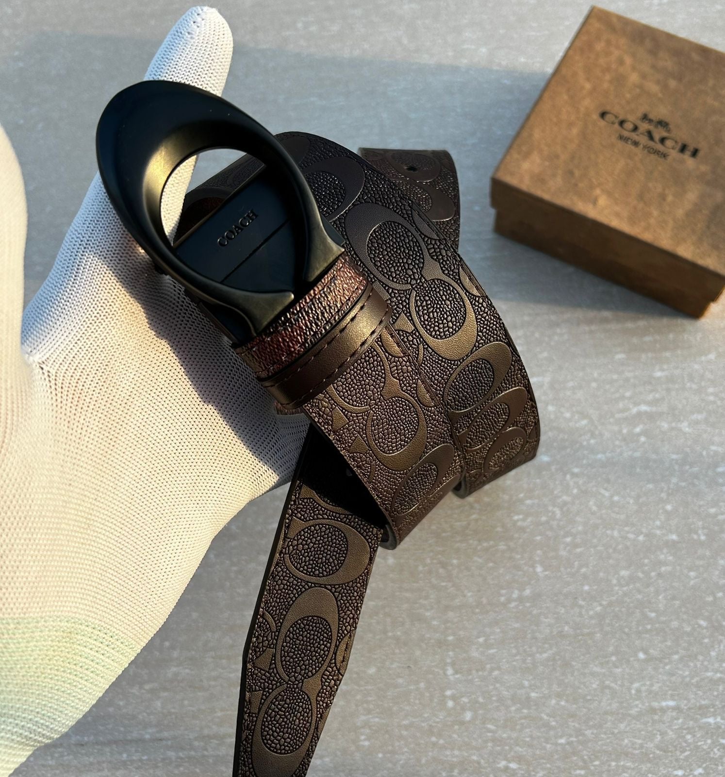 Coach Reversible Belt