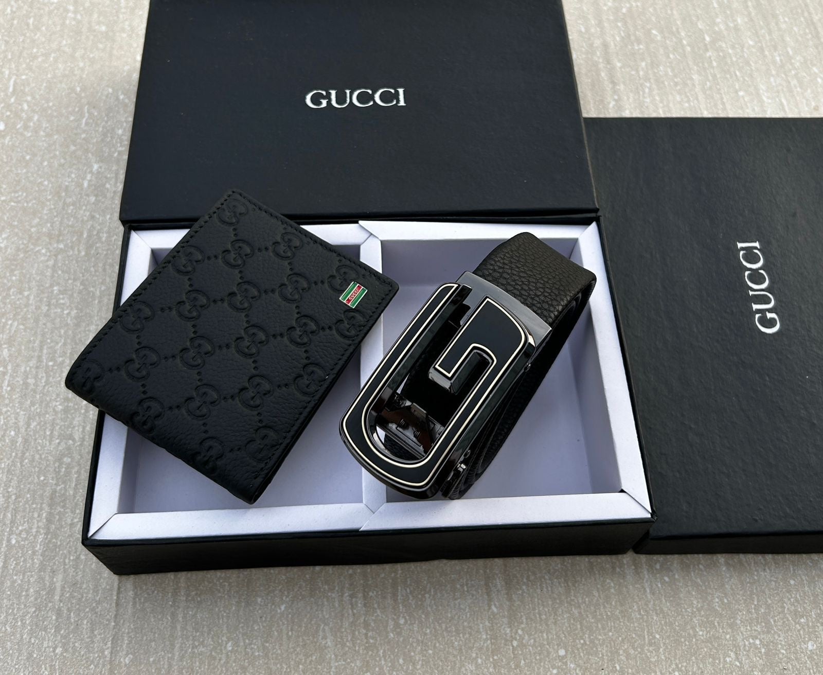 Gucci Wallet & Belt Combo