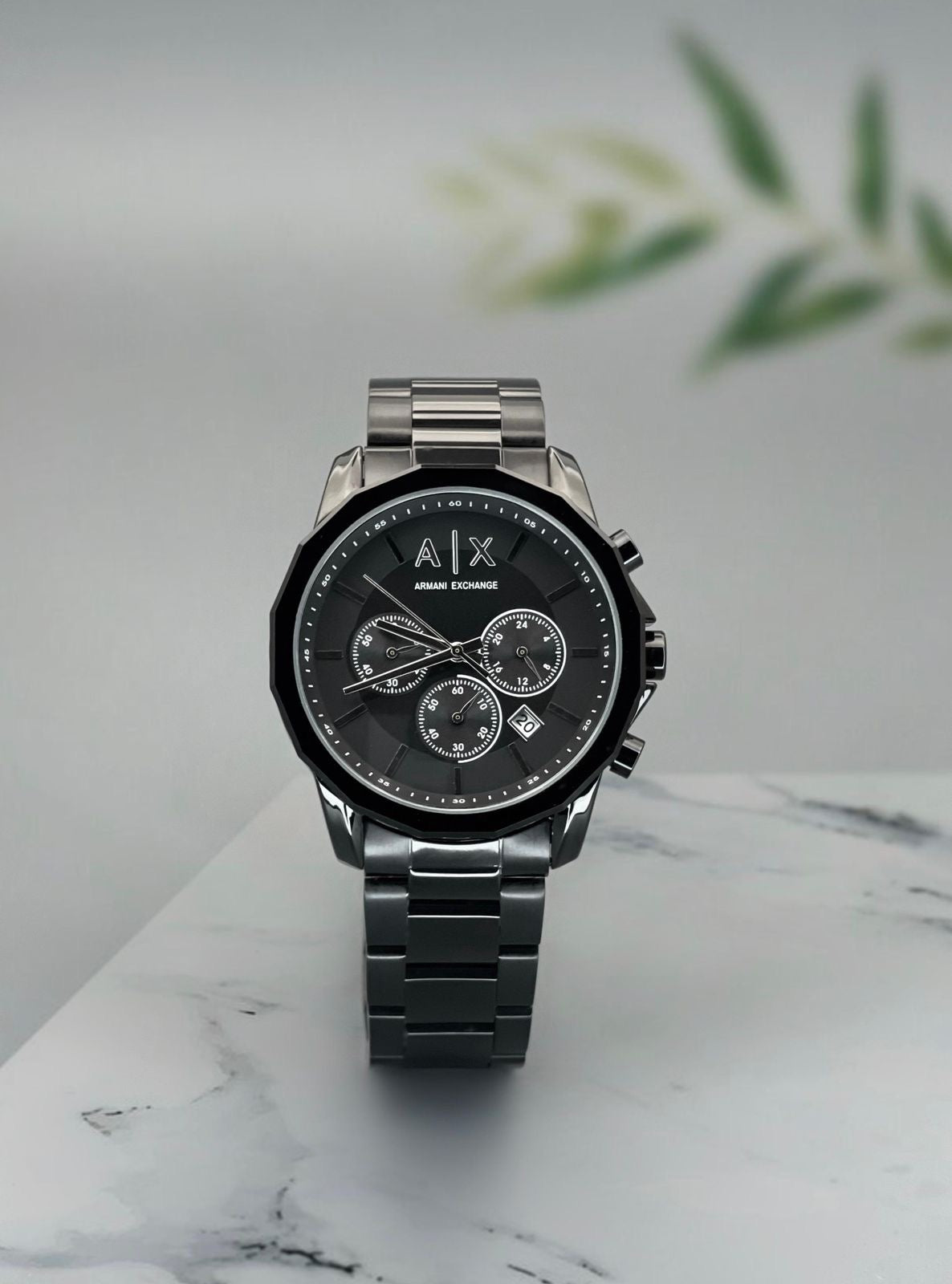 Armani Exchange Black Chronograph Edition