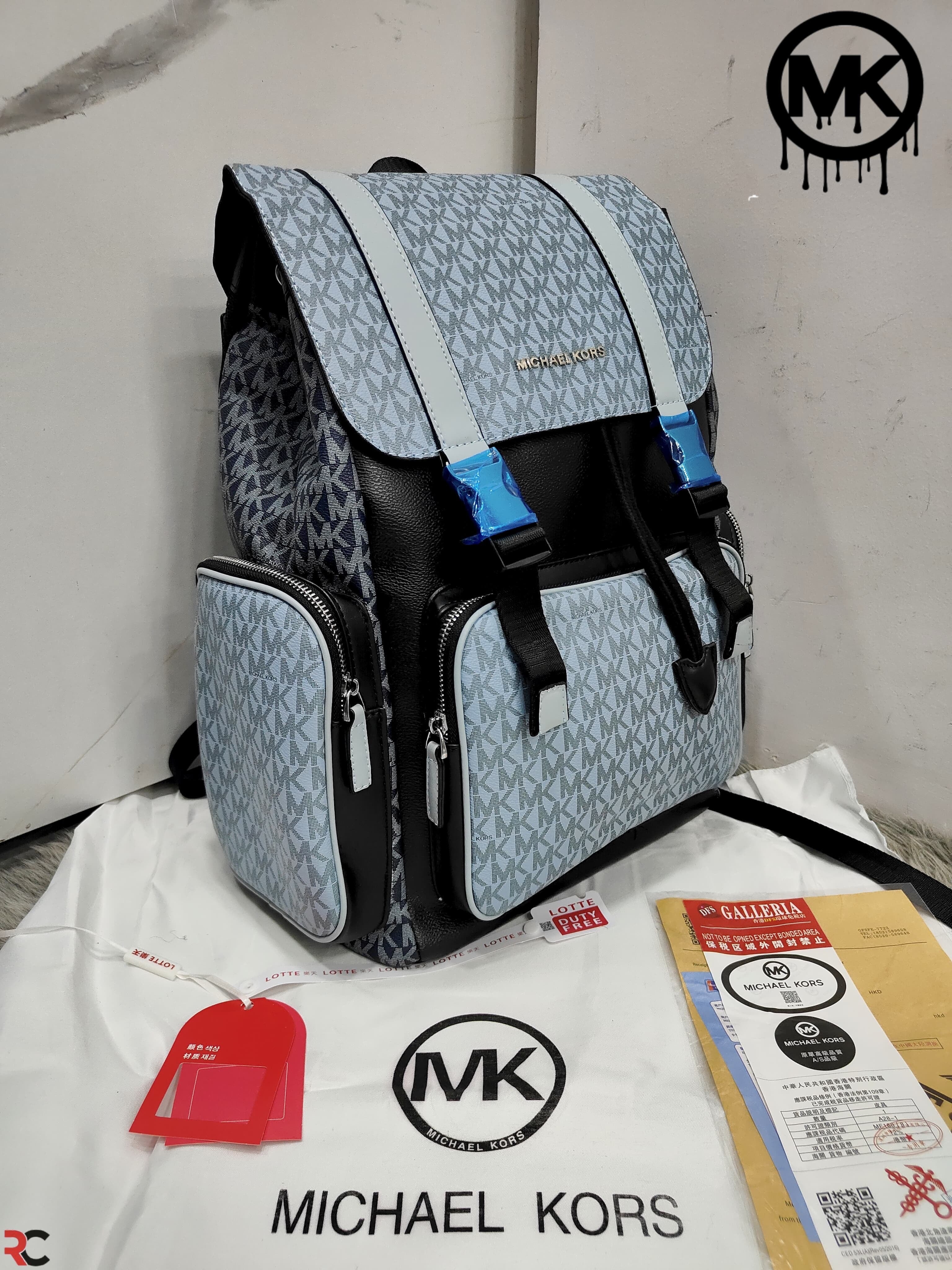 Michael Kors Cooper Logo Signature Canvas Backpack