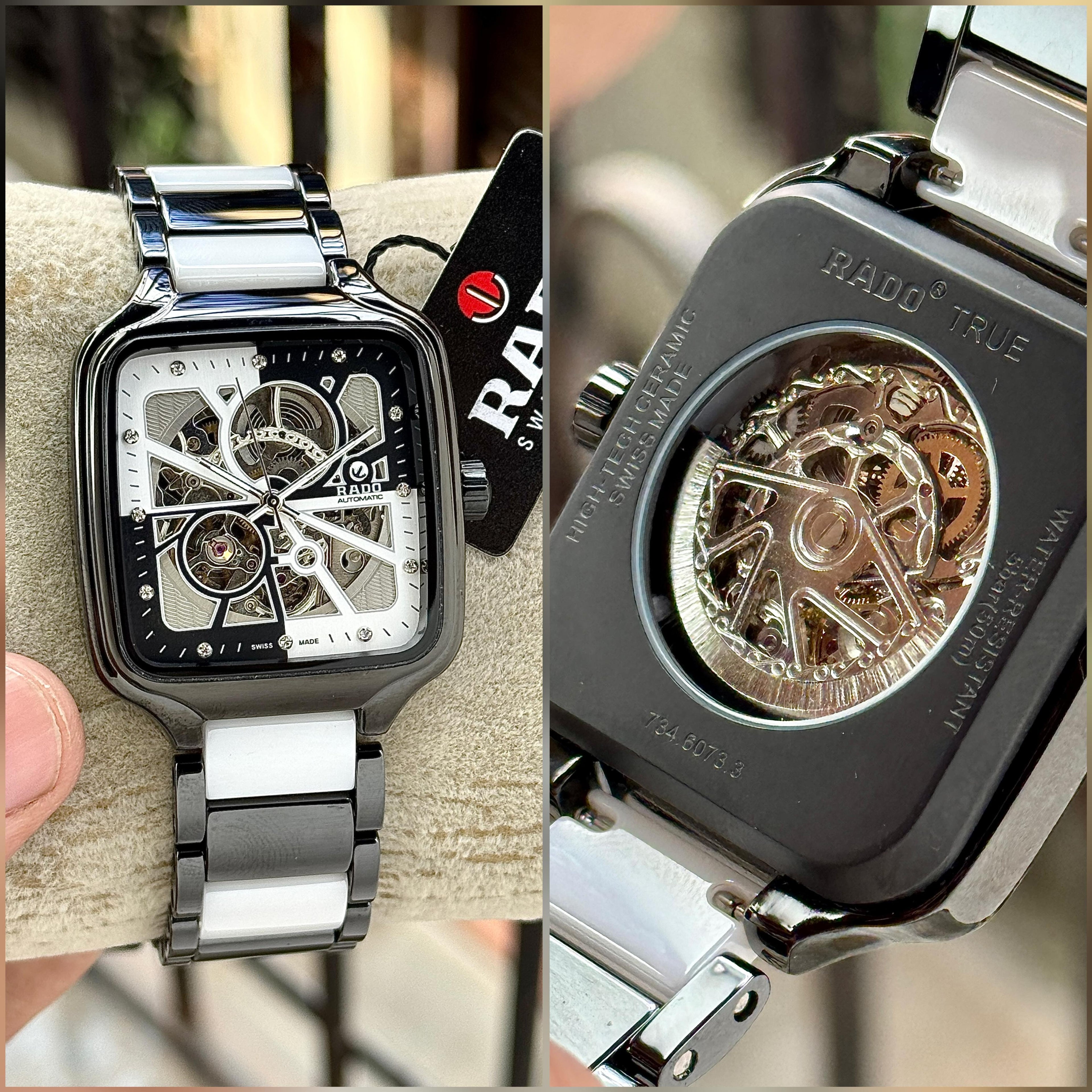 Rado True Square Automatic Open Heart Diamonds Edition