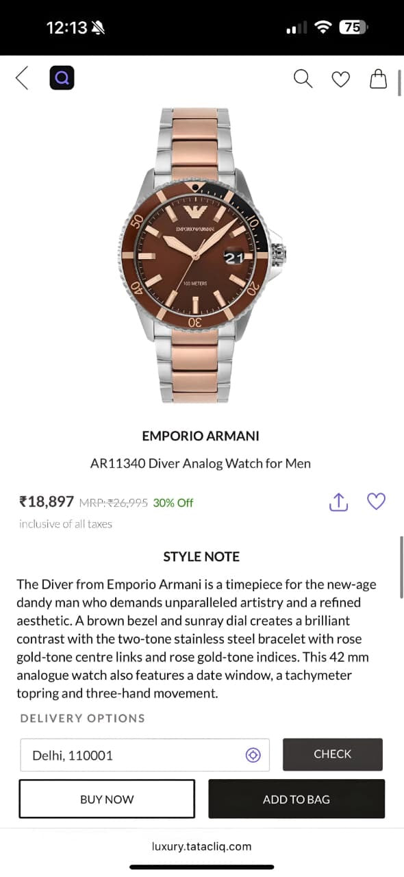 Emporio Armani Diver Series