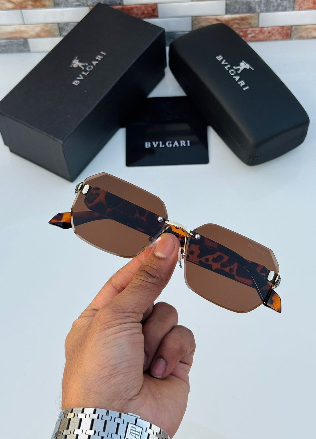 Bvlgari Unisex Sunglasses