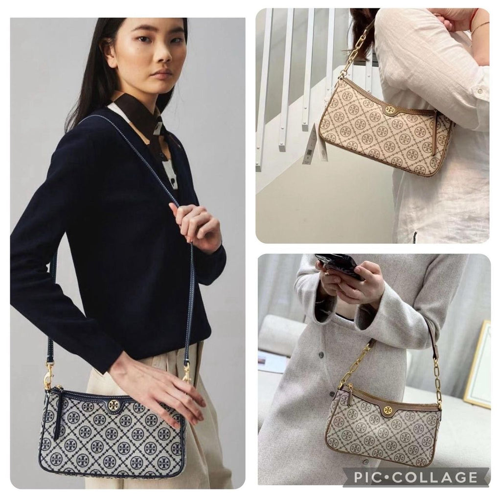 Tory Burch T Monogram Jacquard Studio Bag