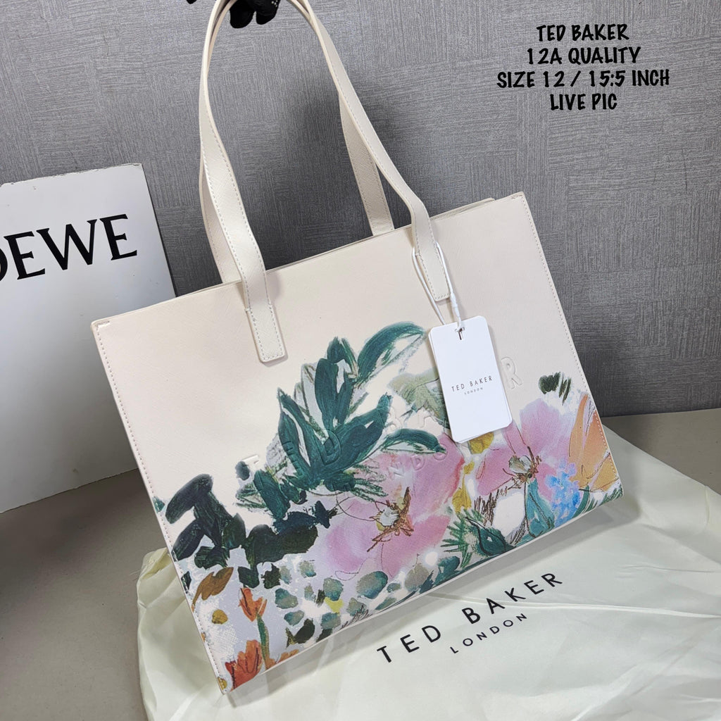 Ted Baker Floral Print Tote Bag