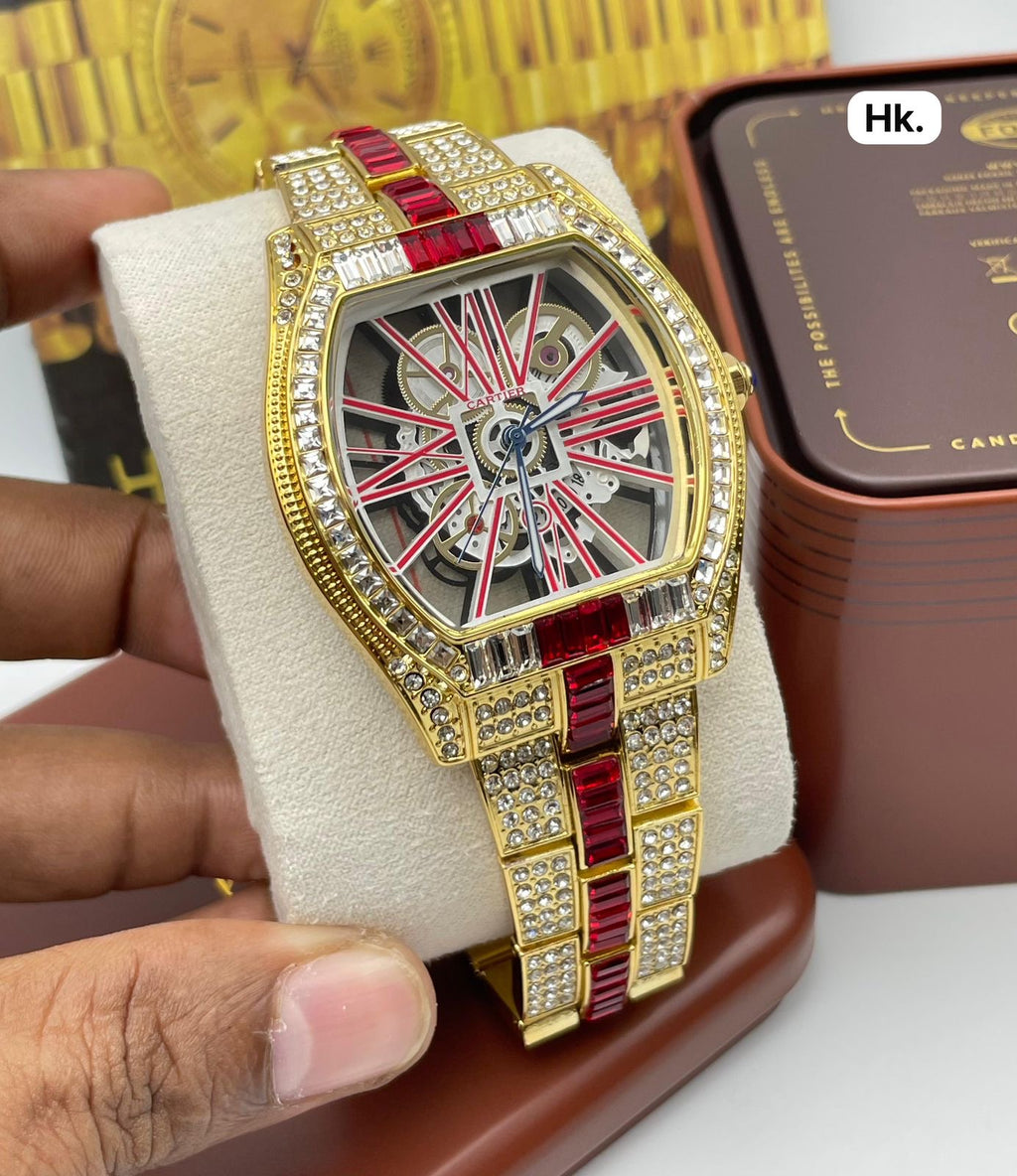 Cartier Gold Skeleton Dial