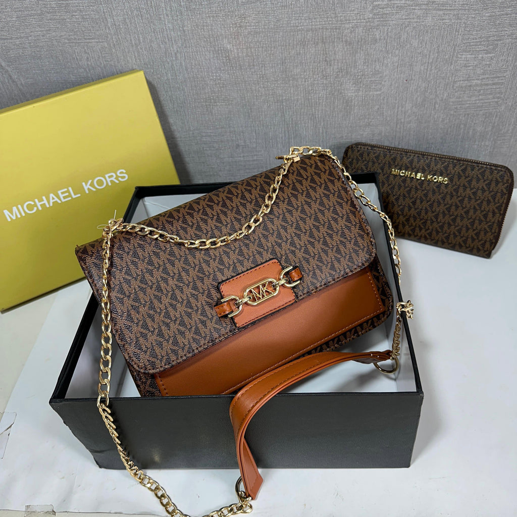 Michael Heather Large Logo Shoulder Bag