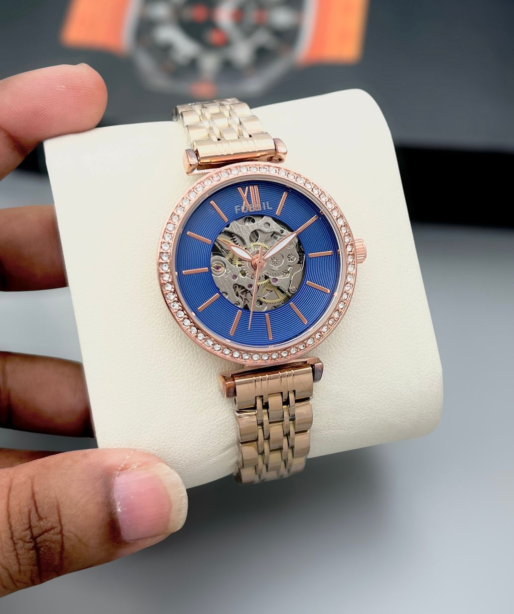 Fossil Diamond Bezel