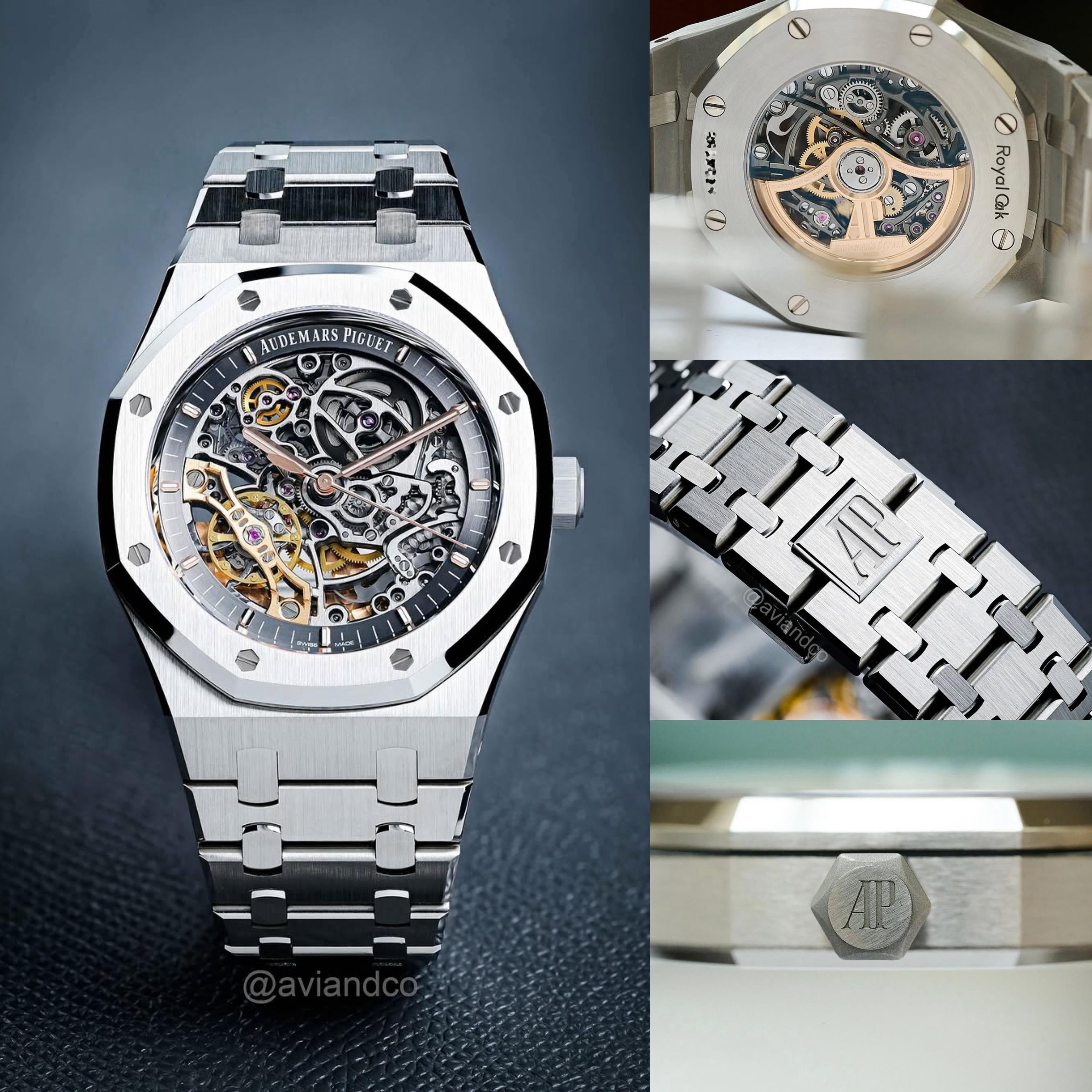 Audemars Piguet Royal Oak Skeleton Salmon