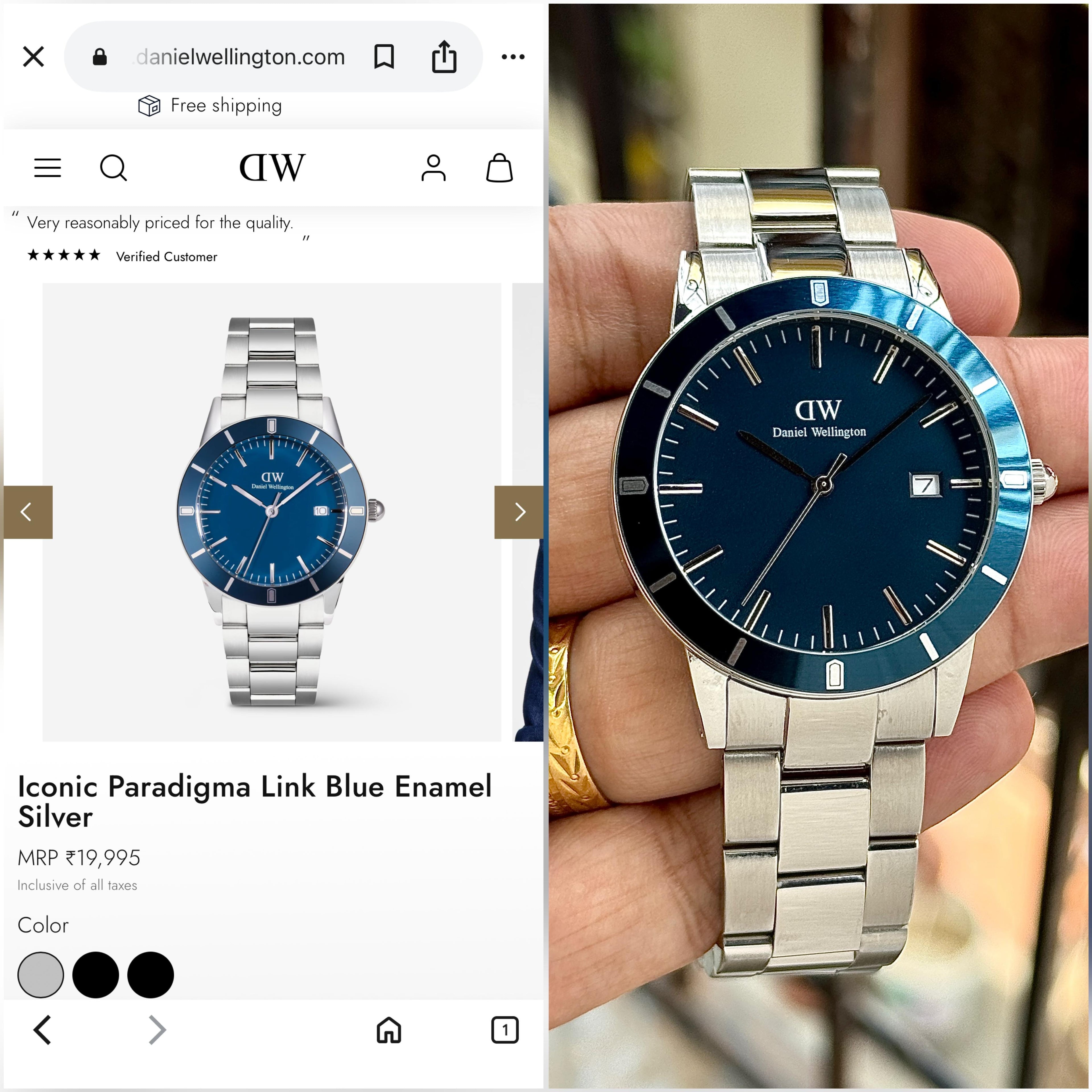 Daniel Wellington Paradigma Link Black