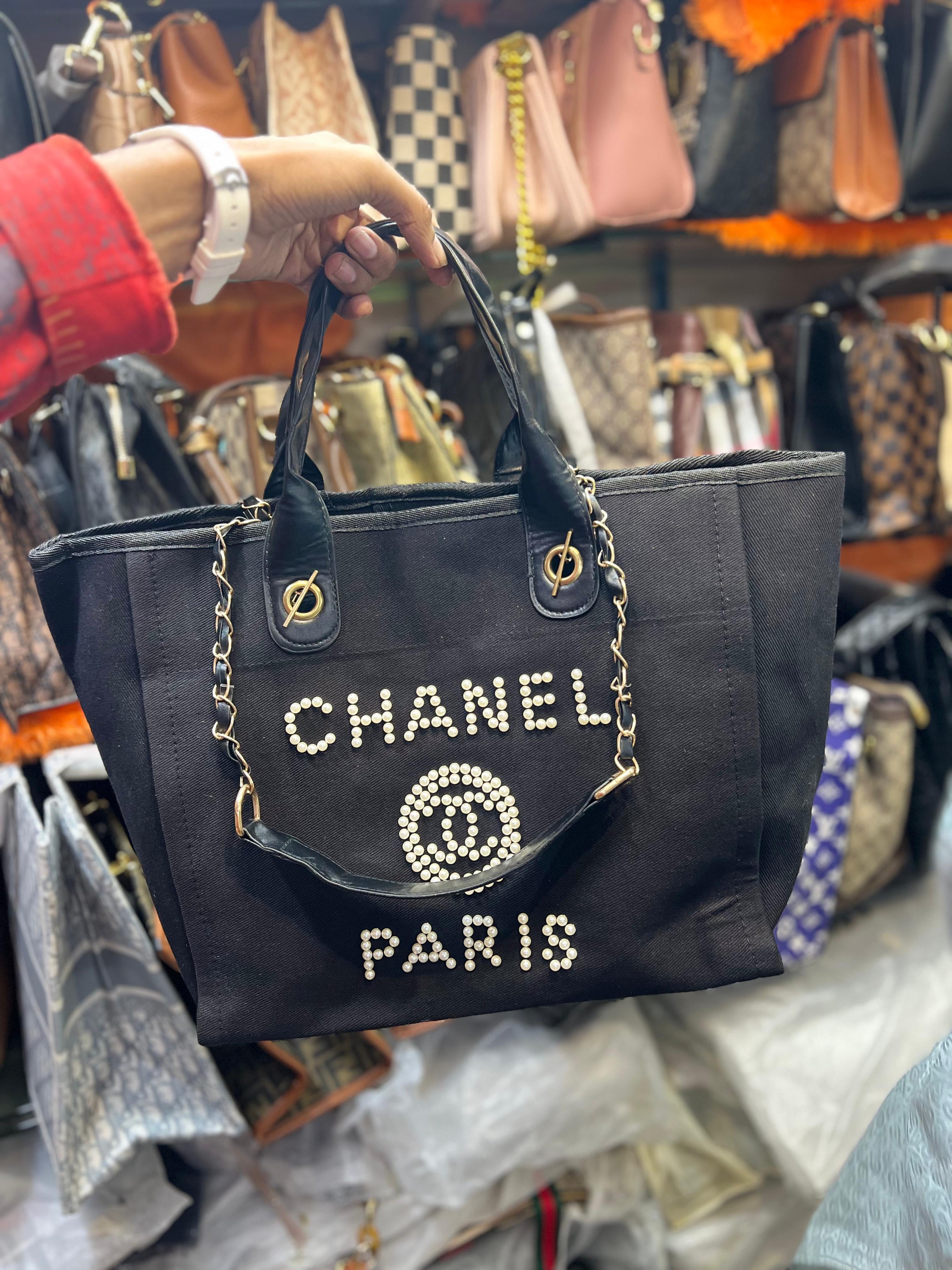 Chanel Deauville Large Size Tote Bag