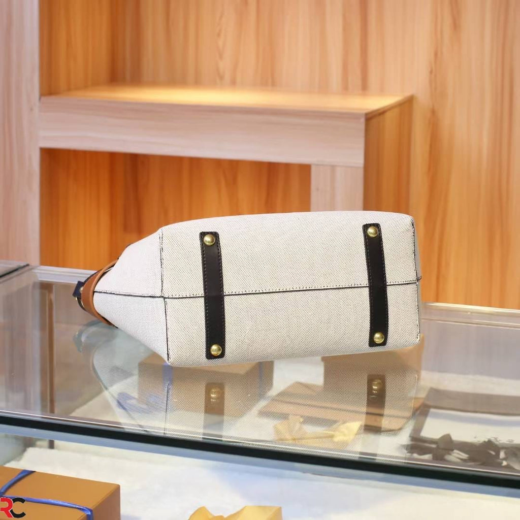 Burberry Horseferry Canvas Tote Bag