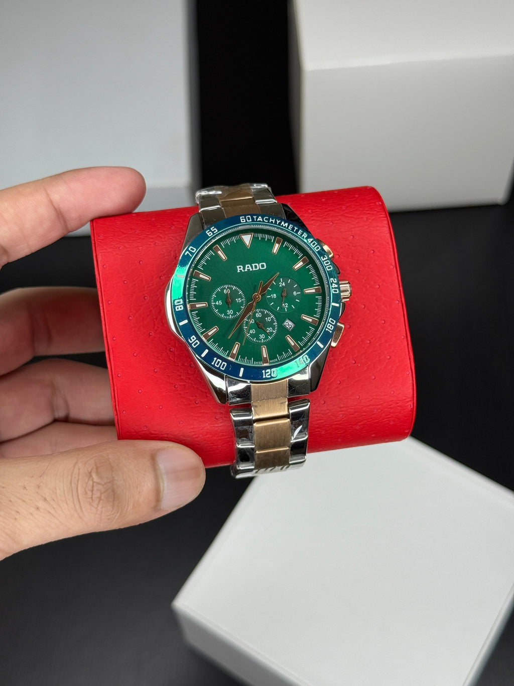 Rado Green Dial Chronograph