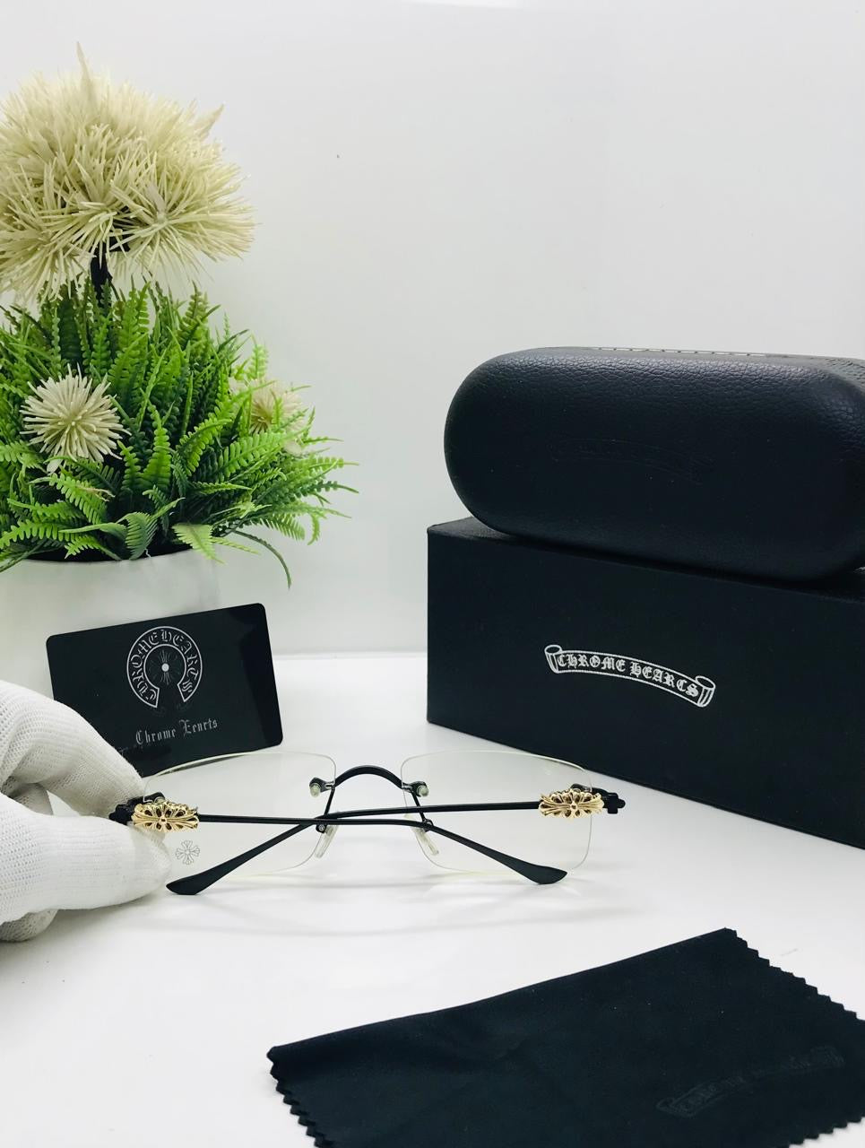 Chrome Heart Rimless Frame