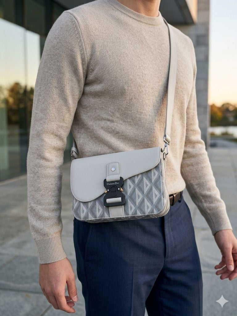 Christian Dior Mini Saddle Unisex Messenger Bag
