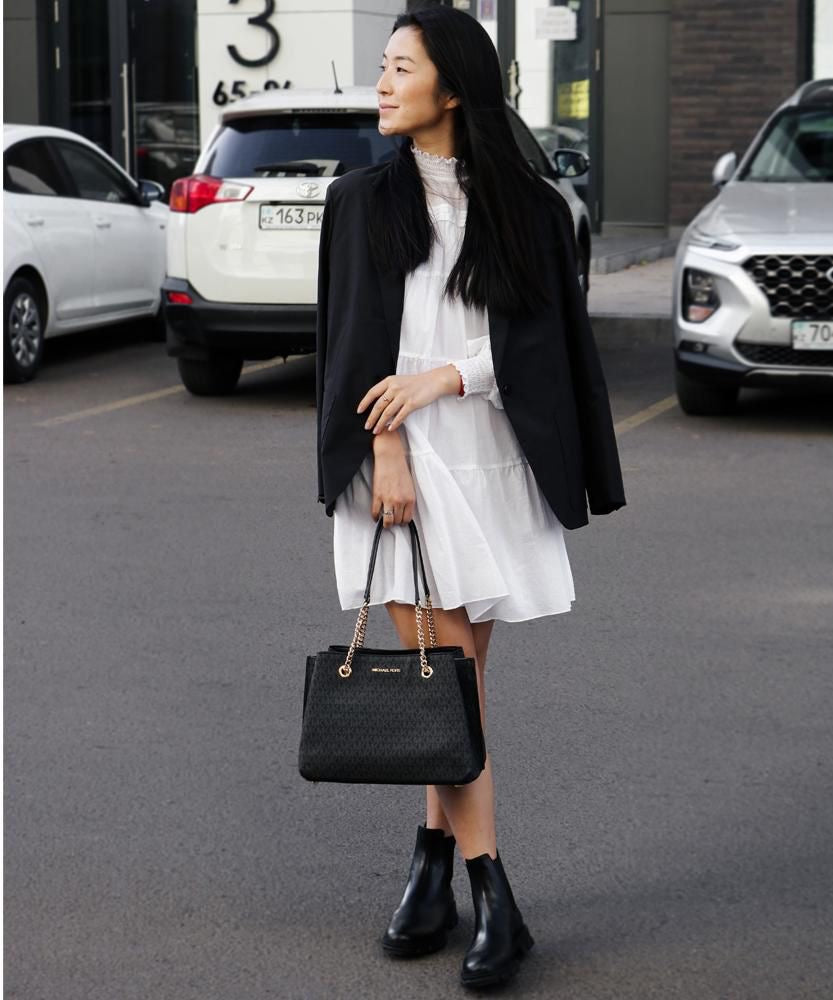 Michael Kors Teagan Large Logo Bag