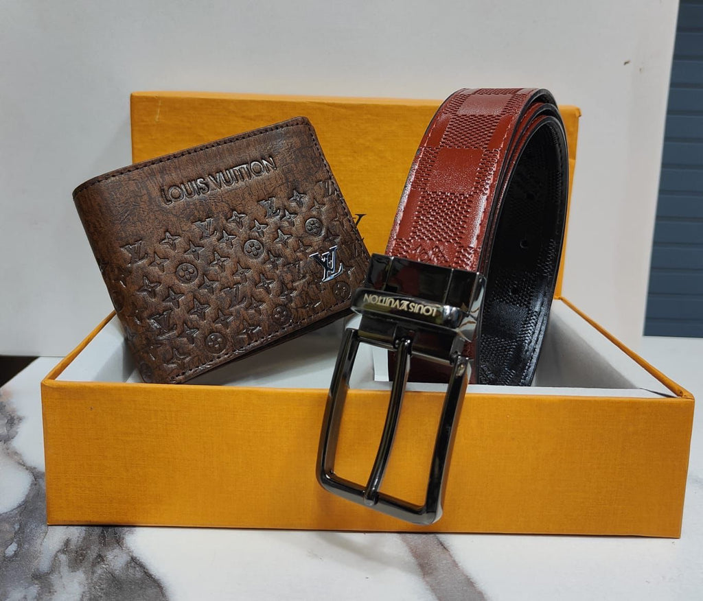 Louis Vuitton Wallet & Belt Combo