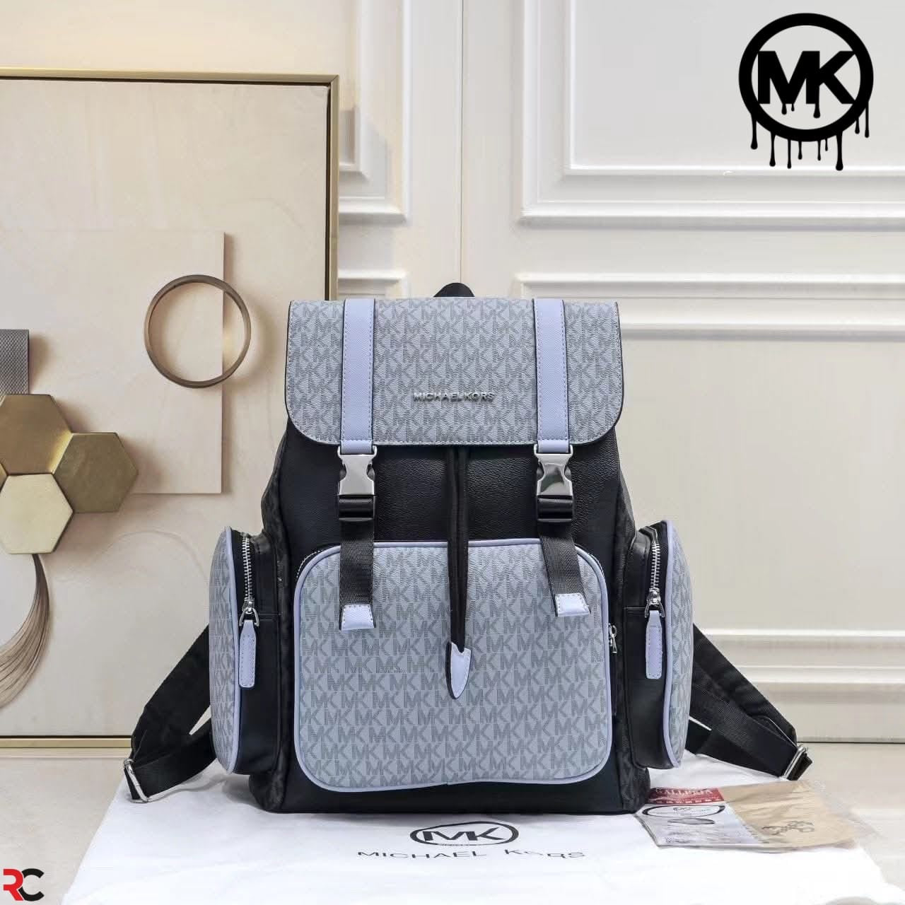 Michael Kors Cooper Logo Signature Canvas Backpack