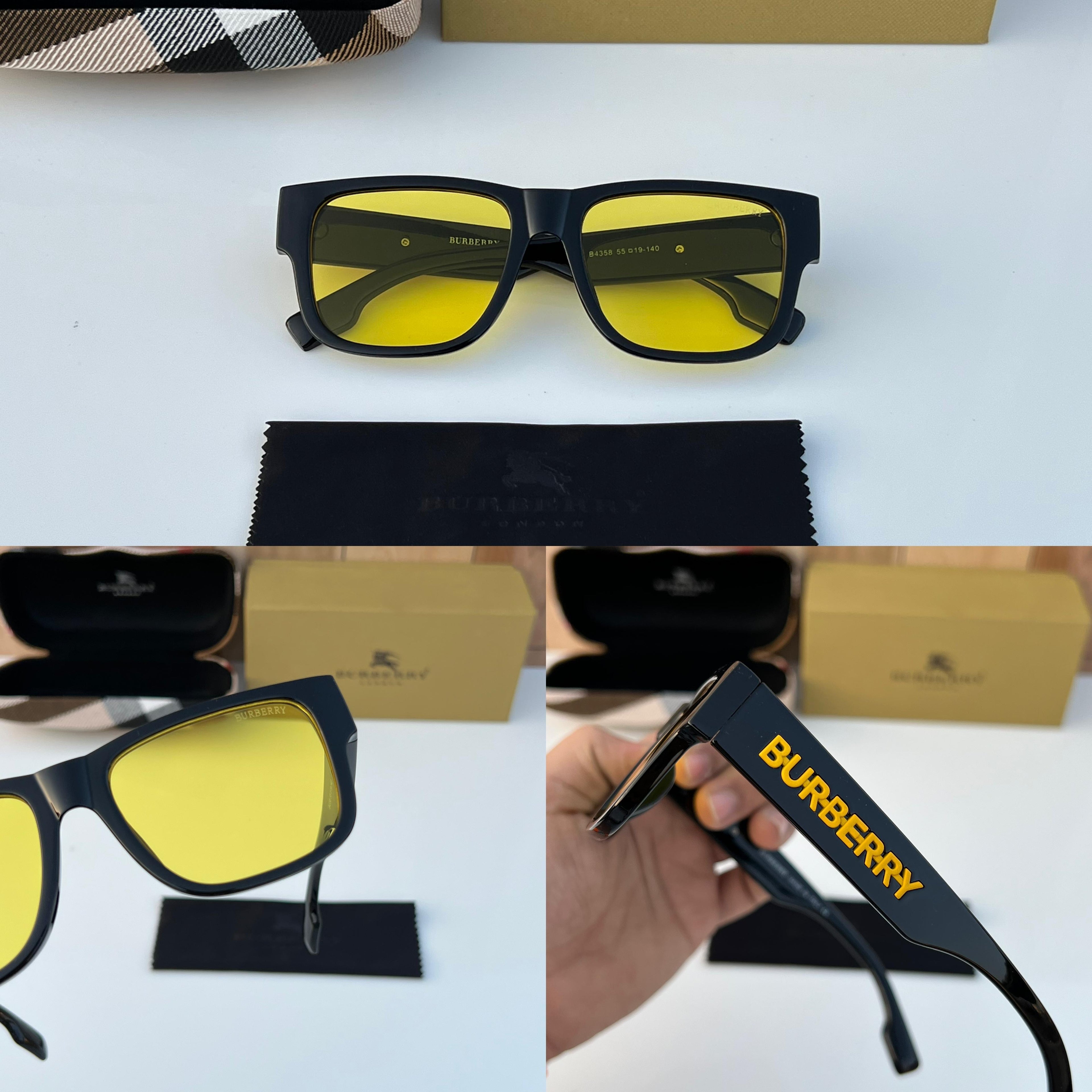 Burberry Yellow Sunglasses